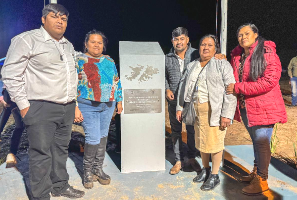 Reconocimiento a ex combatiente en Las Tolderías, Charata, Chaco.