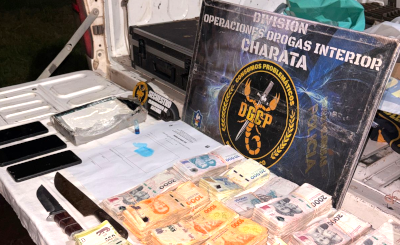 Secuestro millonario de coca&iacute;na en Charata.