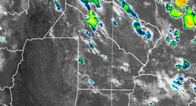 foto satelital sobre ela zona del Chaco