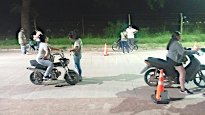 Controles de tr&aacute;nsito en Charata.