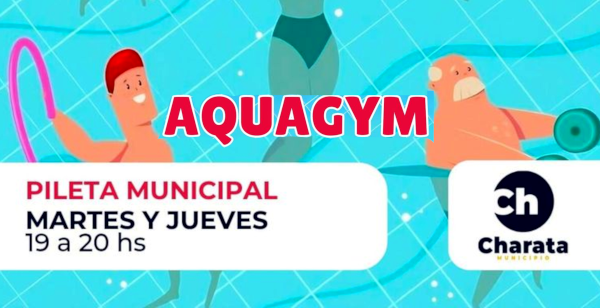 Clases de aquagym gratis en el natatorio municipal de Charata