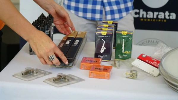 Repuestos para los instrumentos de la Banda Municipal de M&uacute;sica de Charata.