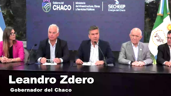 Leandro Zdero anunció un plan de recuperación del alumbrado público en Chaco.