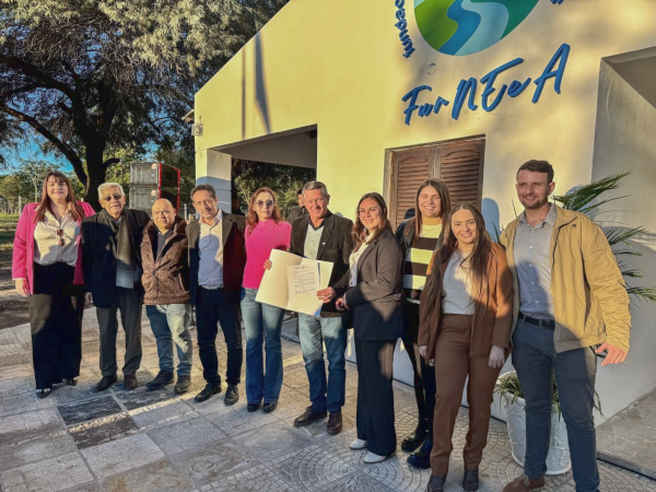 Acto de reinauguraci&oacute;n de esta fundaci&oacute;n para asistir a personas con consumos problem&aacute;ticos en Charata.