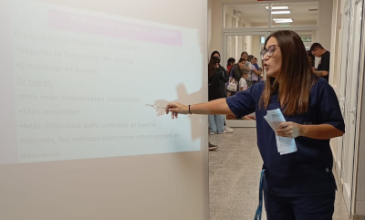 Capacitaciones de profesionales del Hospital de Charata.