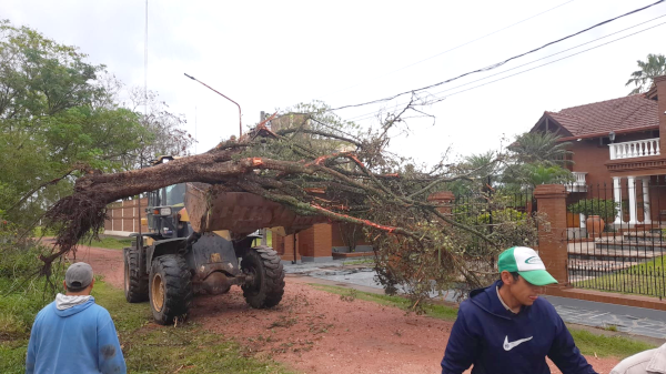 Destrozos en Charata - Octubre 2023