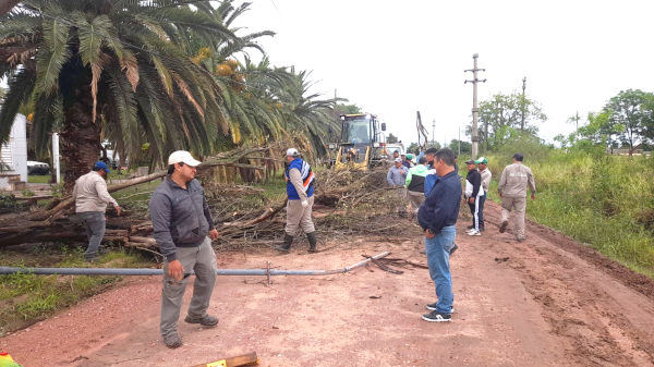 Destrozos en Charata - Octubre 2023