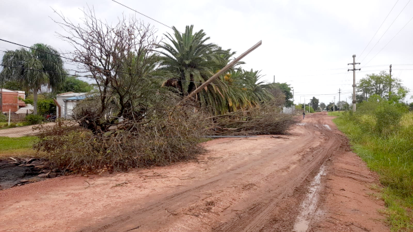 Destrozos en Charata - Octubre 2023