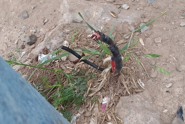 Robo de cables en la cancha de Juventud Agraria Cooperativista de Charata.