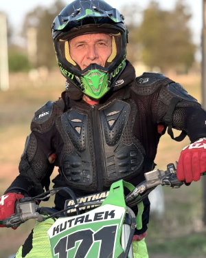 Claudio Kutalek del Club Motocross de Charata.