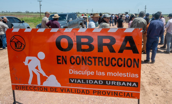 Reanudan las obras de pavimentación de la Ruta Provincial 6